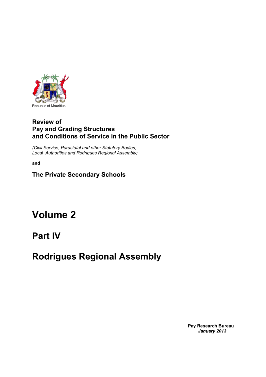 rodrigues regional assembly - pay research bureau_第1页