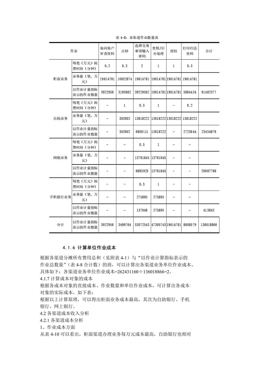 基于成本收益角度的国有商业银行渠道优化以工商银行内蒙古分行营业部为例_第5页