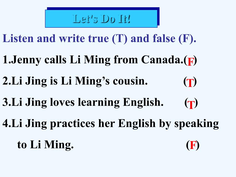 2018春七年级英语下册 unit 5 i love learning english lesson 25 a phone friend （新版）冀教版_第4页