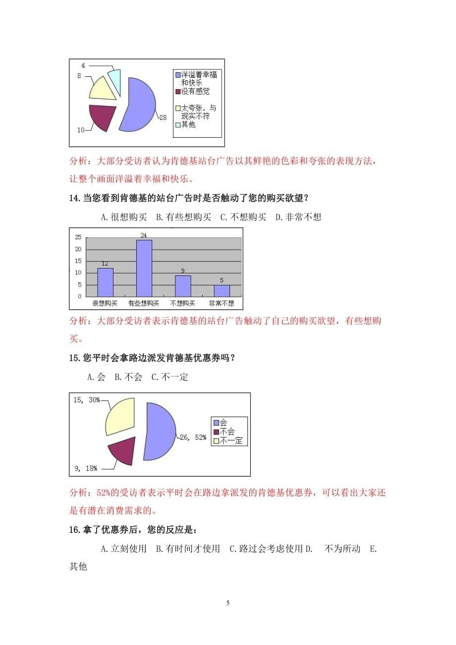 肯德基pm广告效果调查_第5页