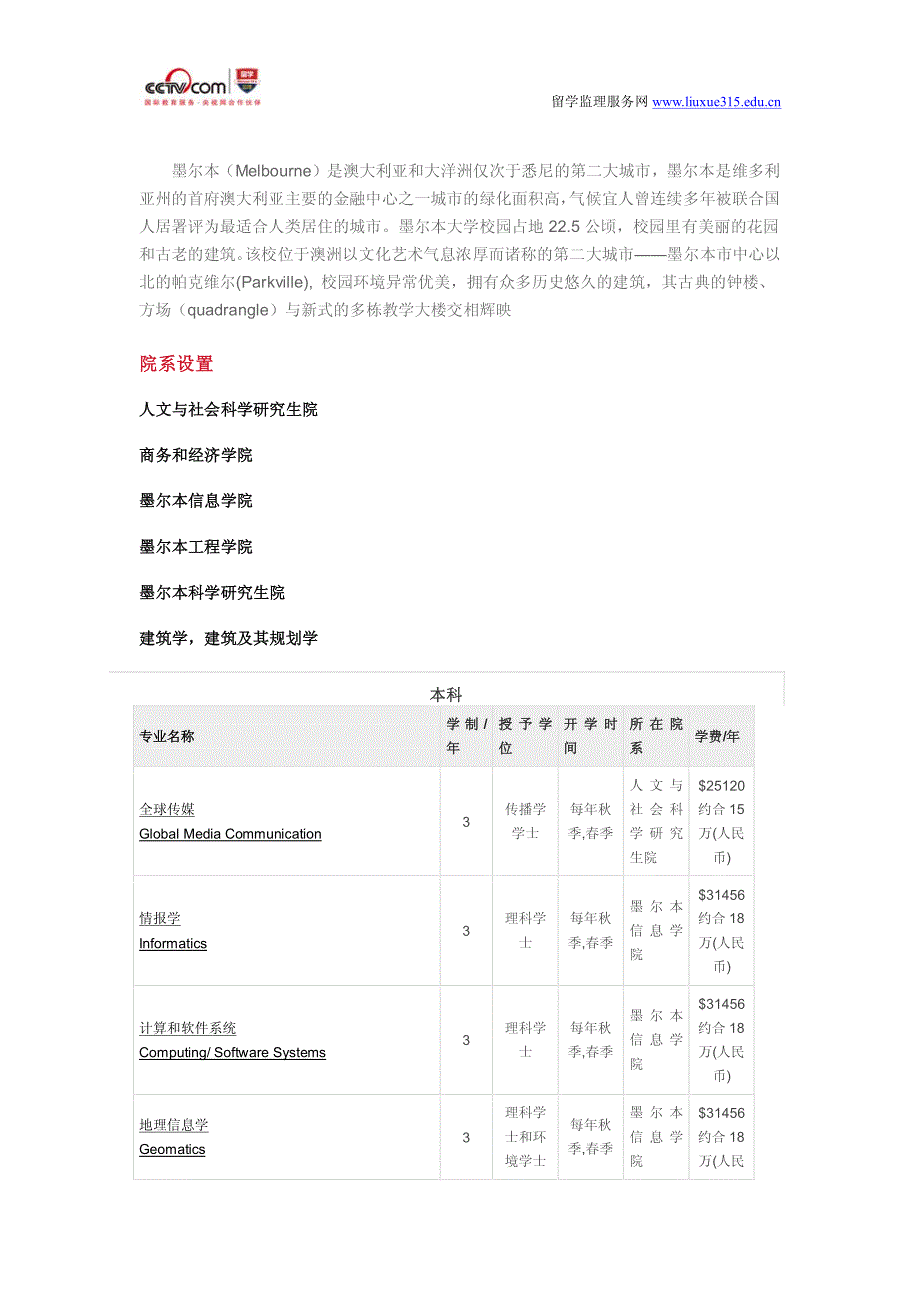 墨尔本大学结构工程学专业本科_第4页