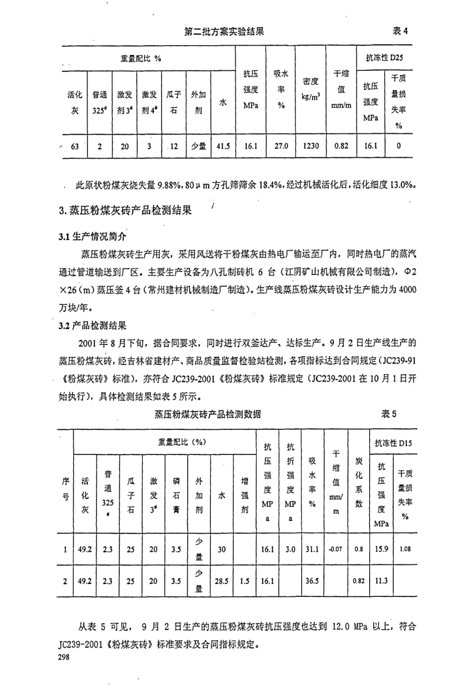 蒸压粉煤灰砖生产技术研究_第3页