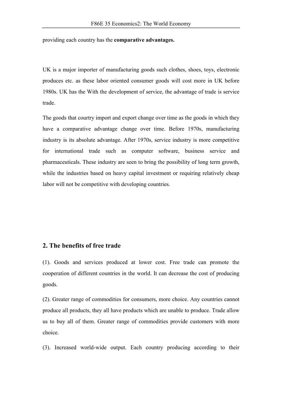 hnd经济学2世界经济学资料_第5页