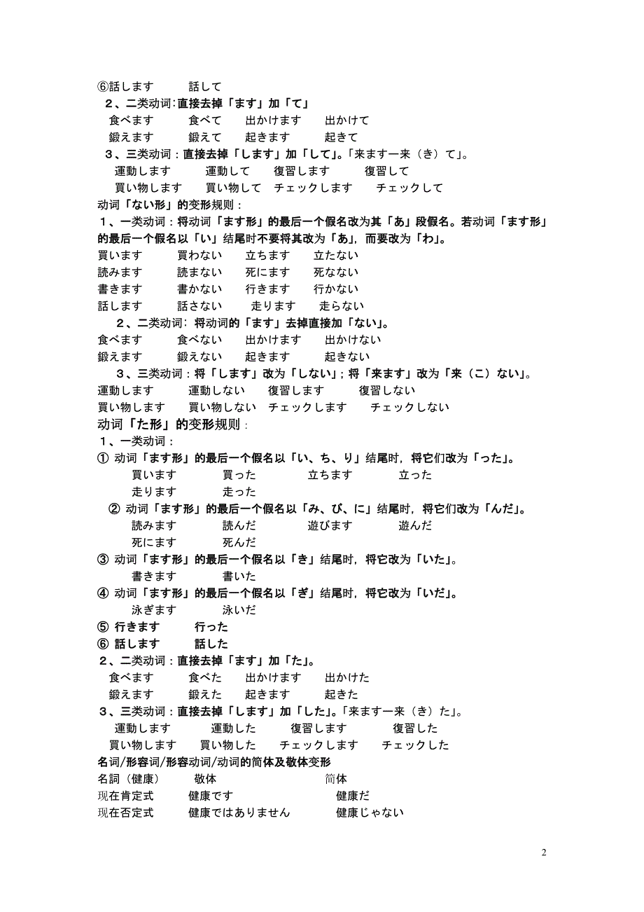新版标准日本语初级上册语法总结[1]分解_第2页