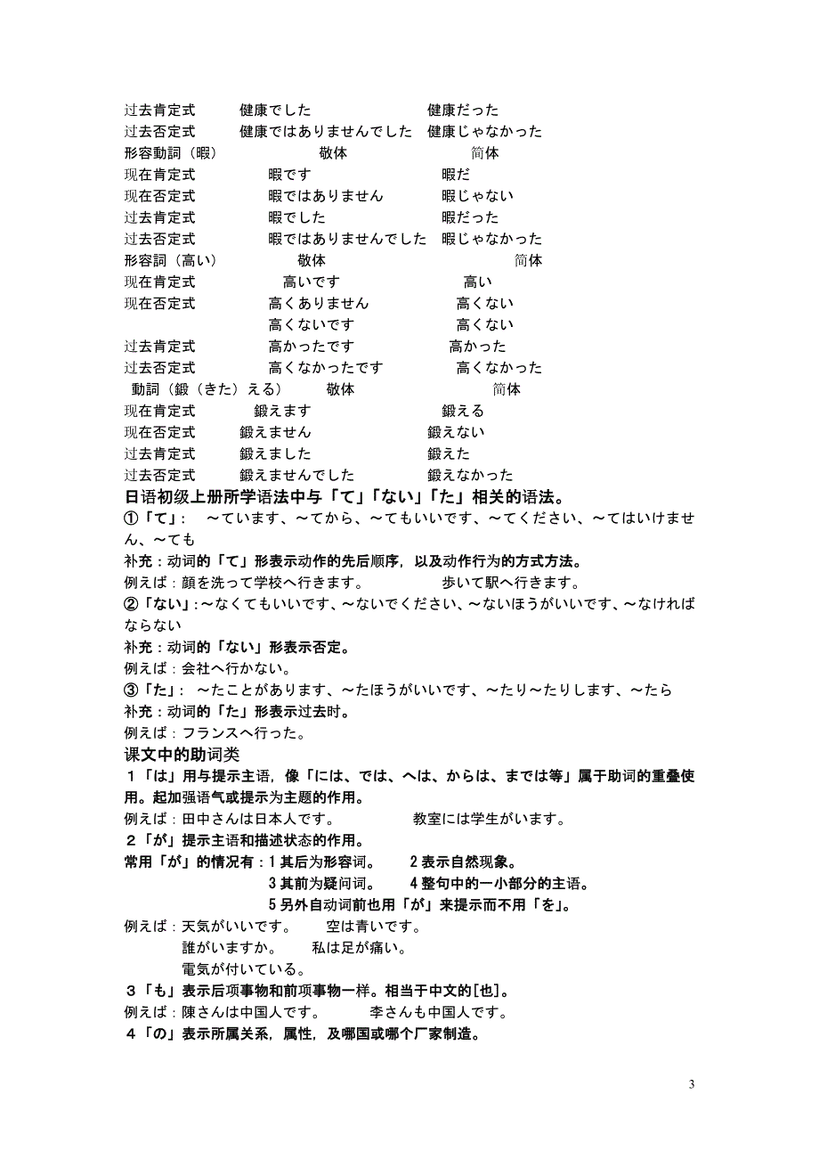 新版标准日本语初级上册语法总结[1]分解_第3页