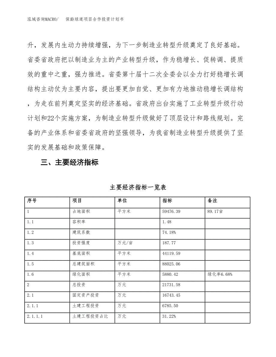 保龄球道项目合作投资计划书（样本）.docx_第5页