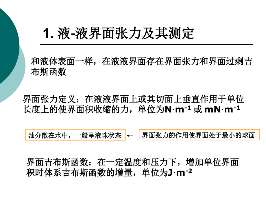 液液界面表面与界面化学指导教程_第3页