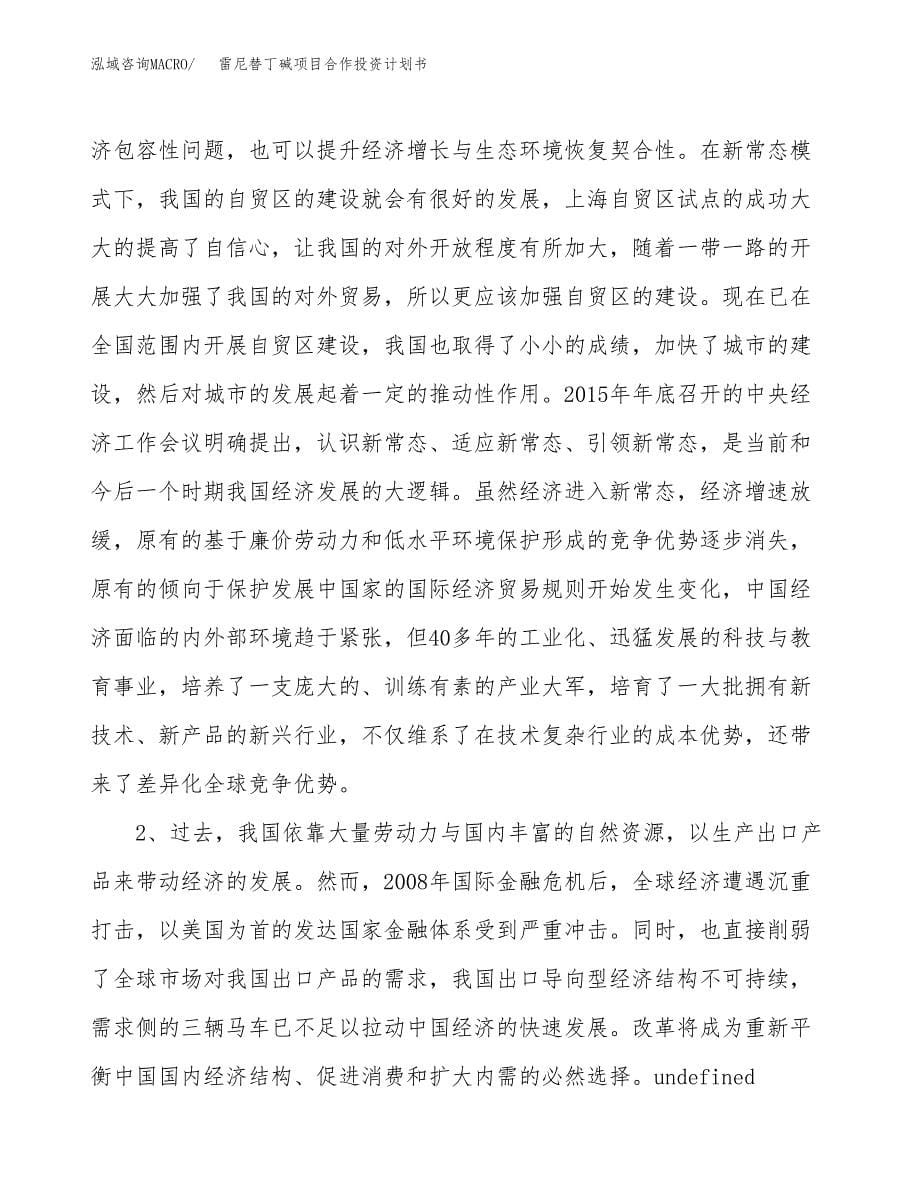 雷尼替丁碱项目合作投资计划书.docx_第5页