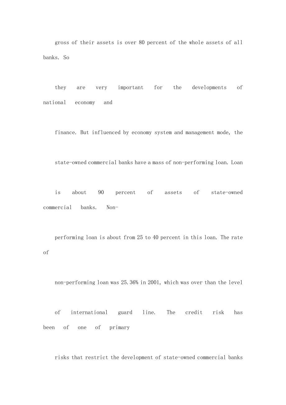 我国国有商业银行信贷风险管理的研究_第5页