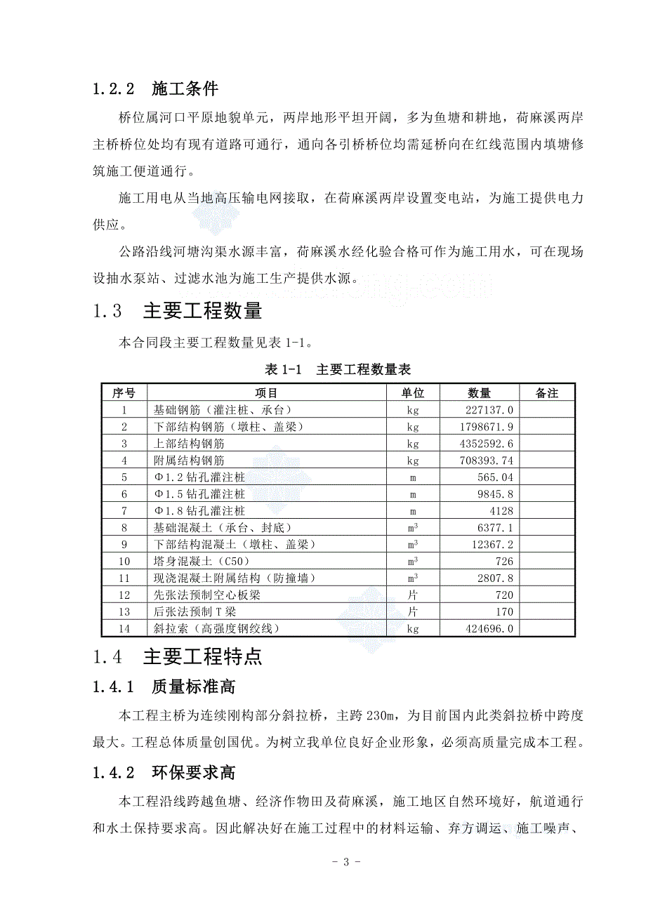 施工组织设计文字说明(斜拉桥)_secret._第3页