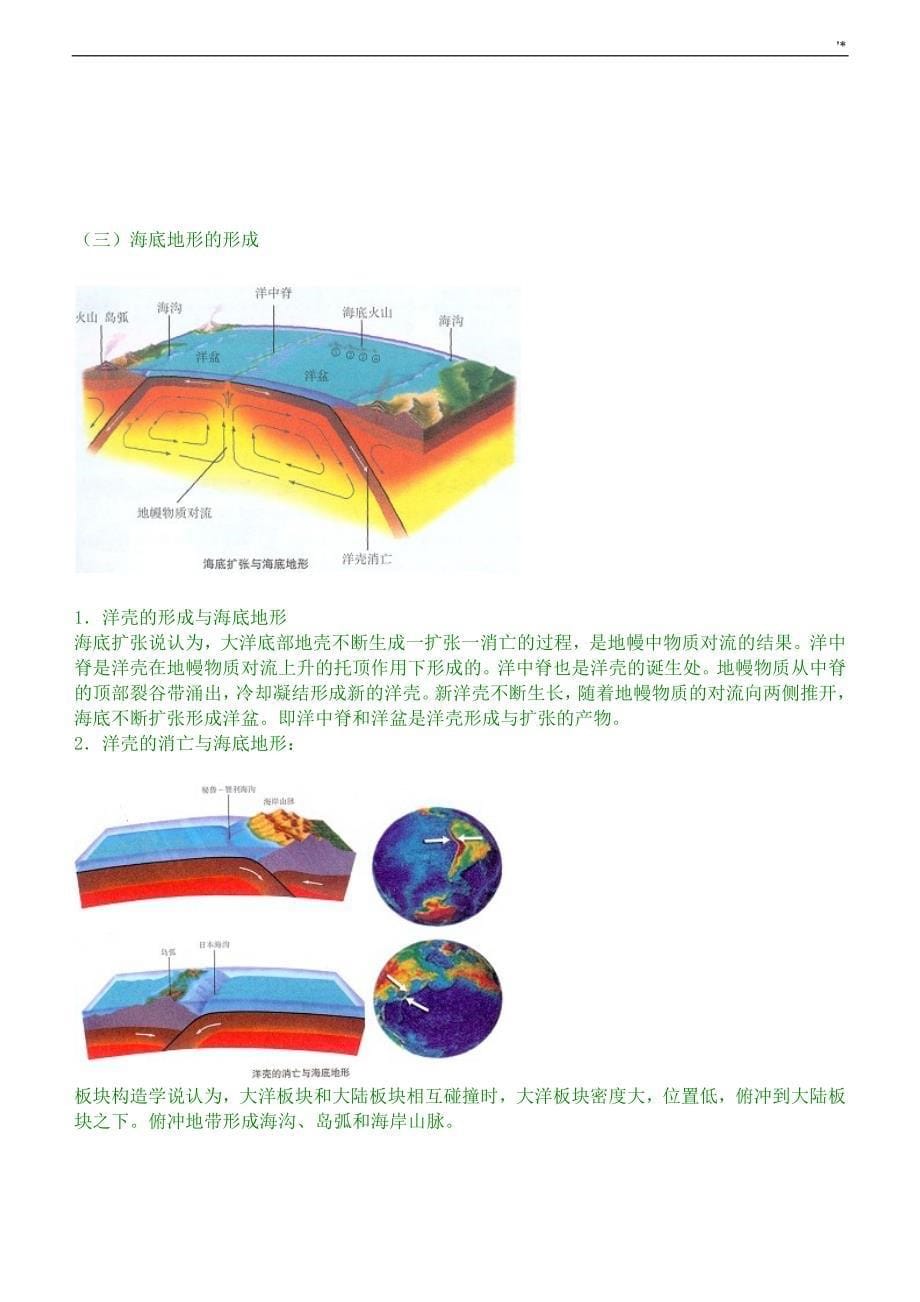 高级中学地理课程选修二海洋地理知识材料点归纳_第5页