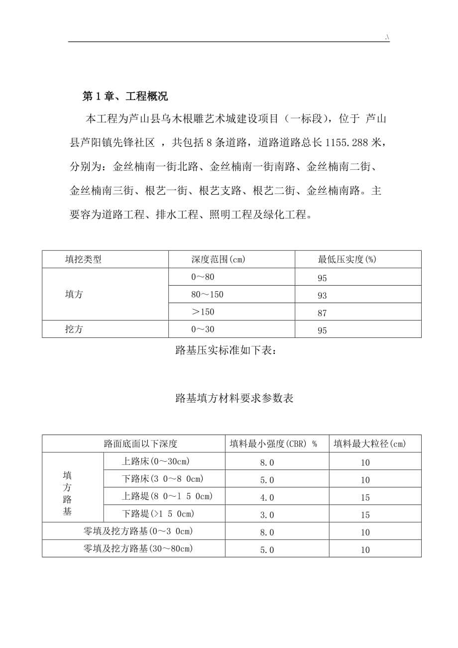 道路土石方施工方案方针_第2页