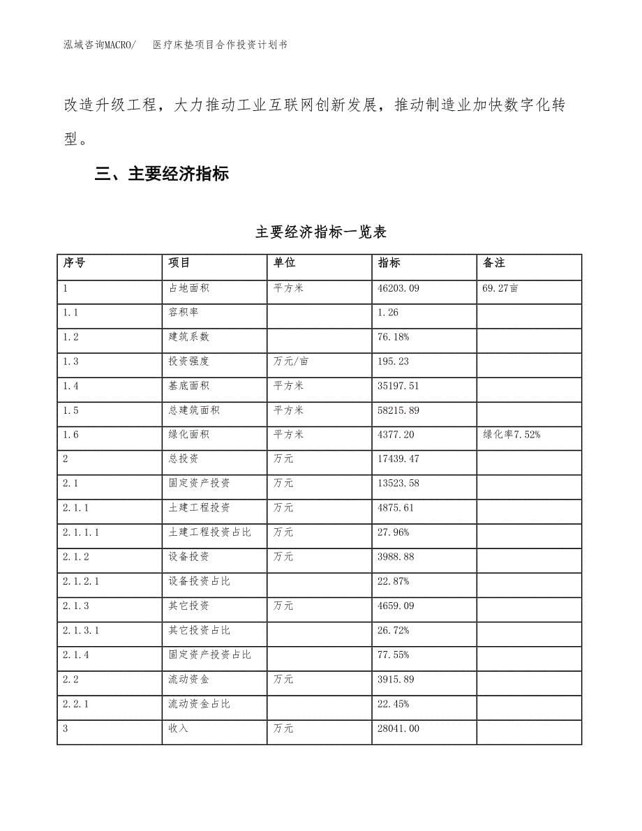 医疗床垫项目合作投资计划书（样本）.docx_第5页