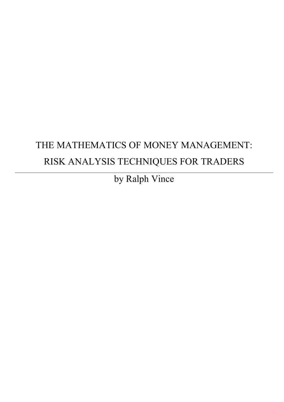 资金管理数学mathematicsofmoneymanagementvinceralph_第1页