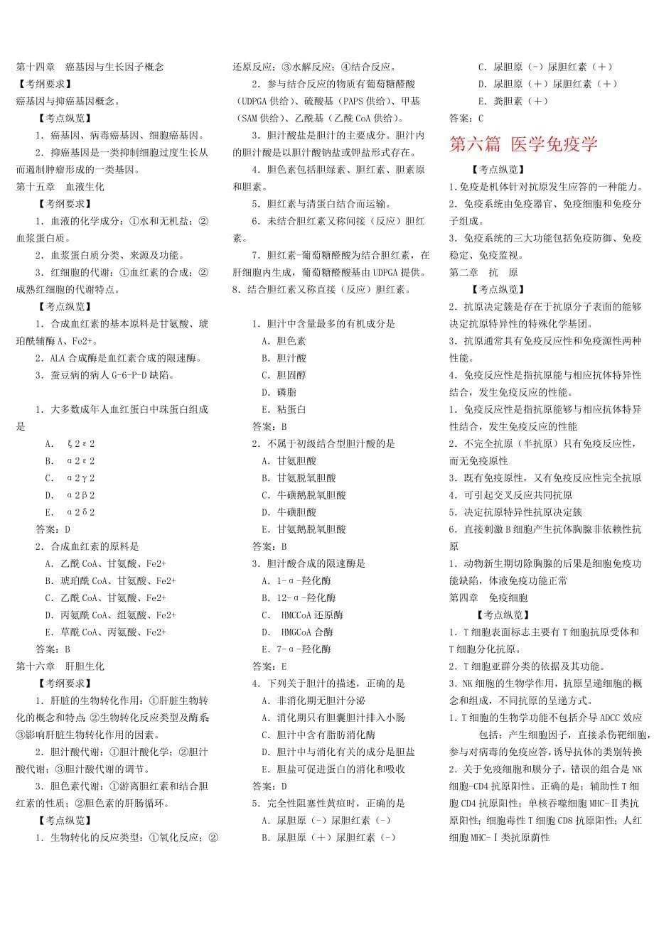 最新2011年执业(助理)医师复习题打印版_第5页