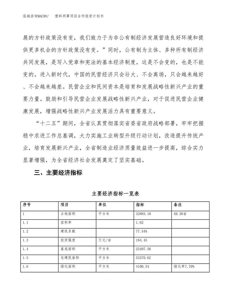 塑料网罩项目合作投资计划书（样本）.docx_第5页