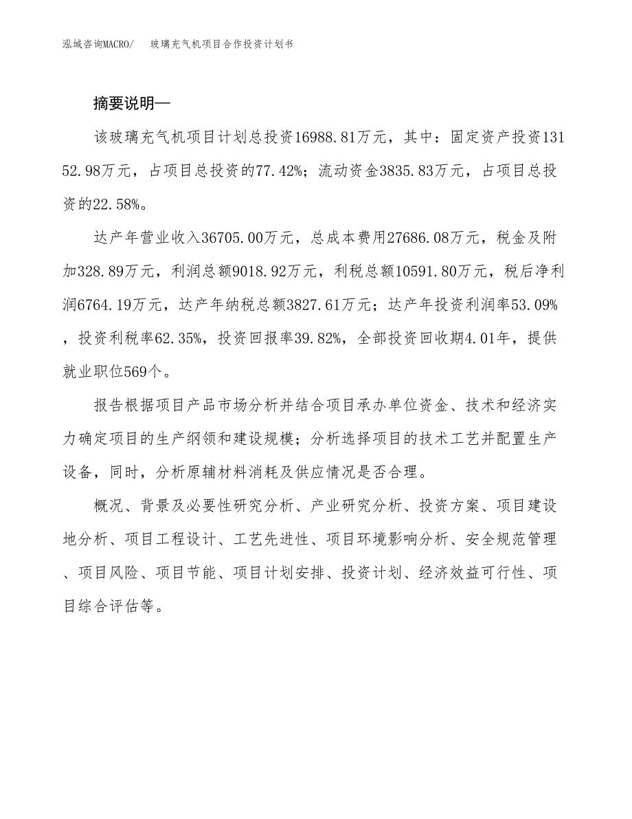 玻璃充气机项目合作投资计划书.docx_第2页