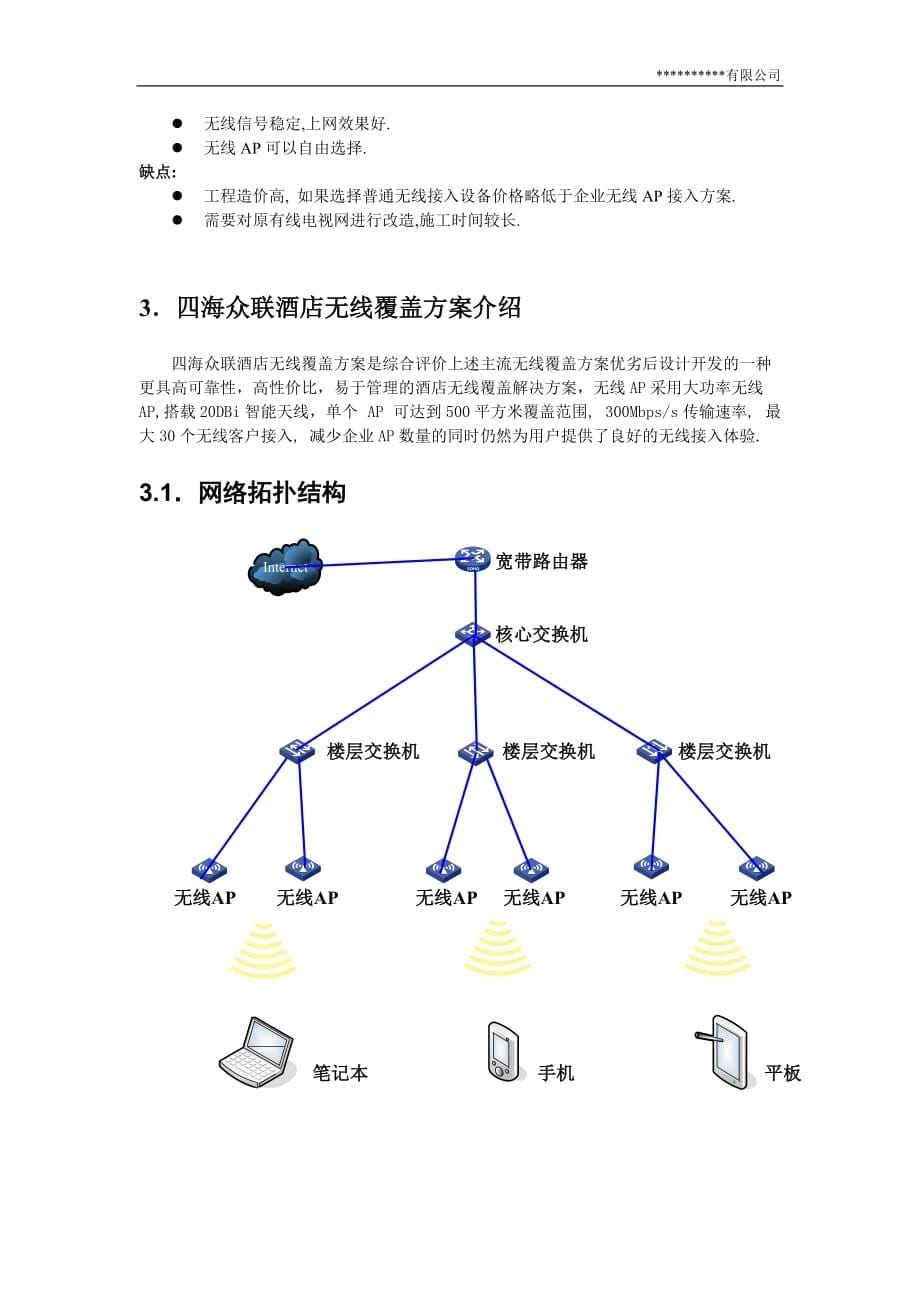 酒店无线覆盖解决方案(1)概要_第5页