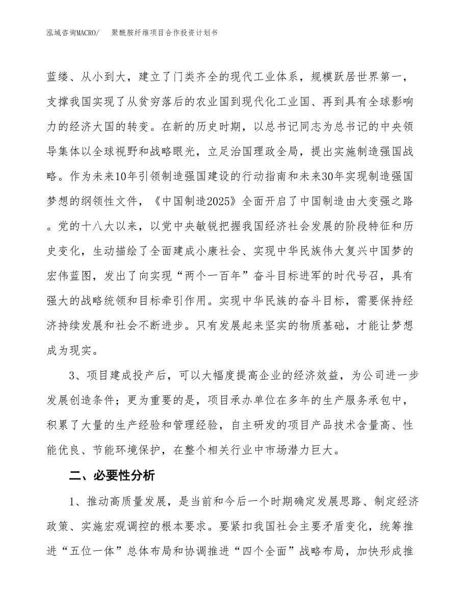 聚酰胺纤维项目合作投资计划书.docx_第5页