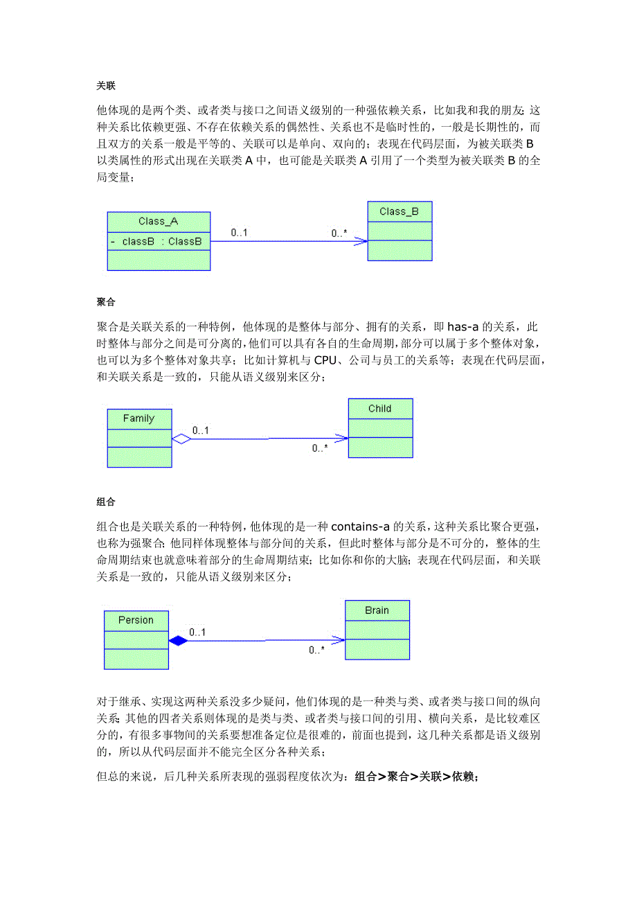 uml类图关系(泛化 、继承、实现、依赖、关联、聚合、组合)_第2页