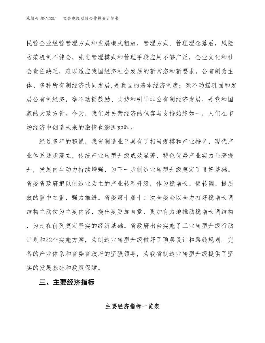 像套电缆项目合作投资计划书（样本）.docx_第5页