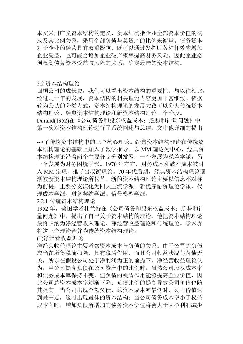 我国房产公司资本结构与经营效益关系：公司治理视角的拓展性概述_第3页