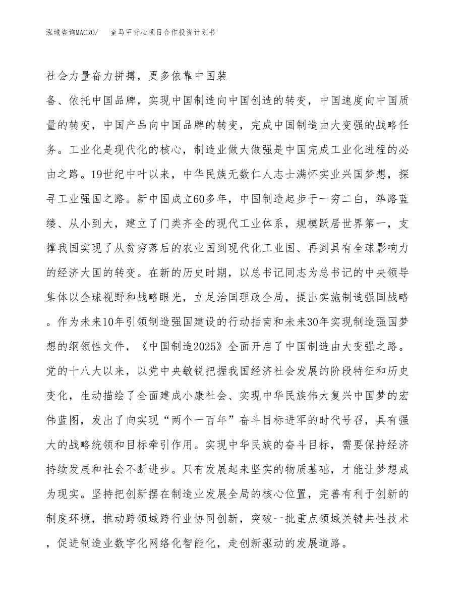 童马甲背心项目合作投资计划书.docx_第5页