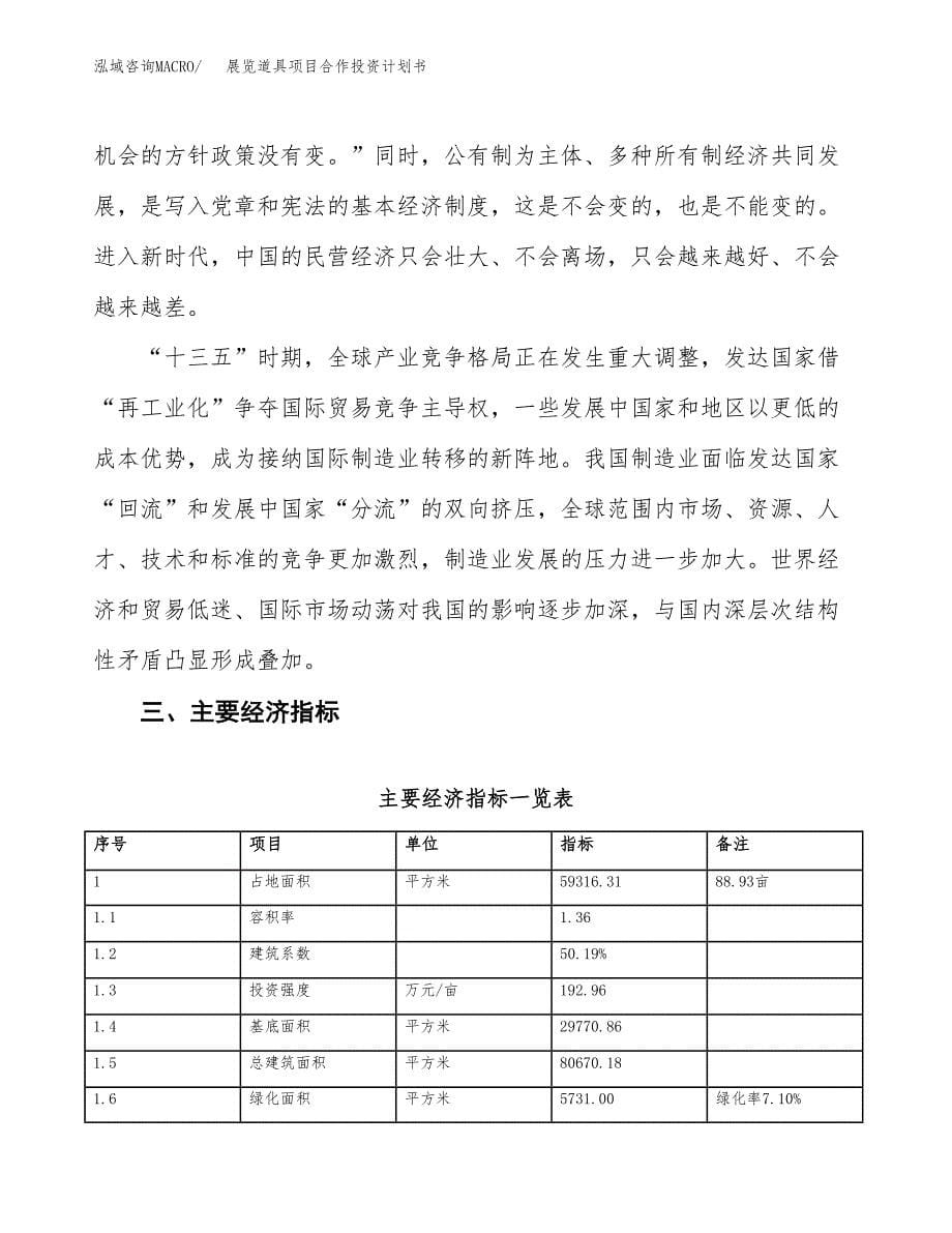 展览道具项目合作投资计划书（样本）.docx_第5页