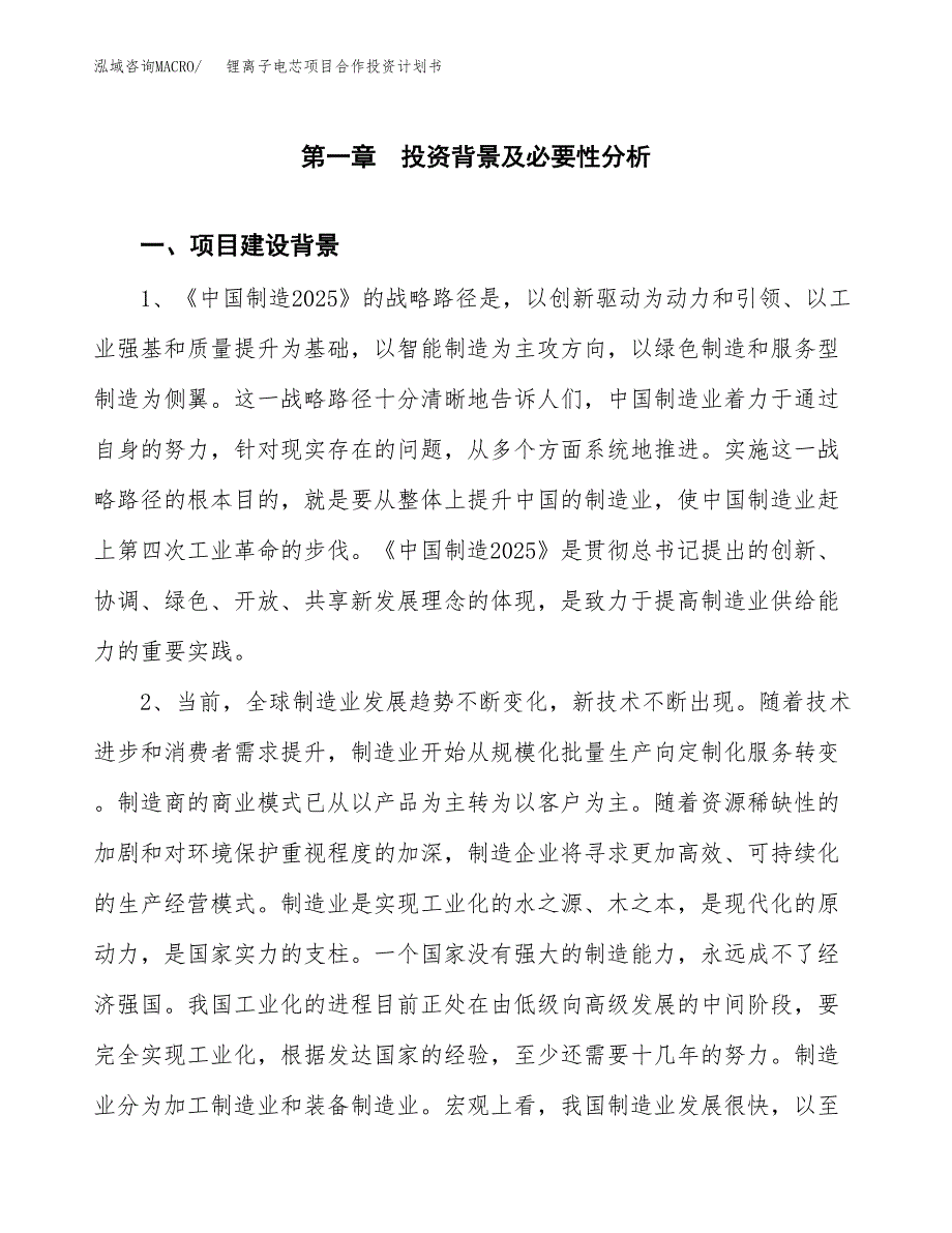 锂离子电芯项目合作投资计划书.docx_第4页