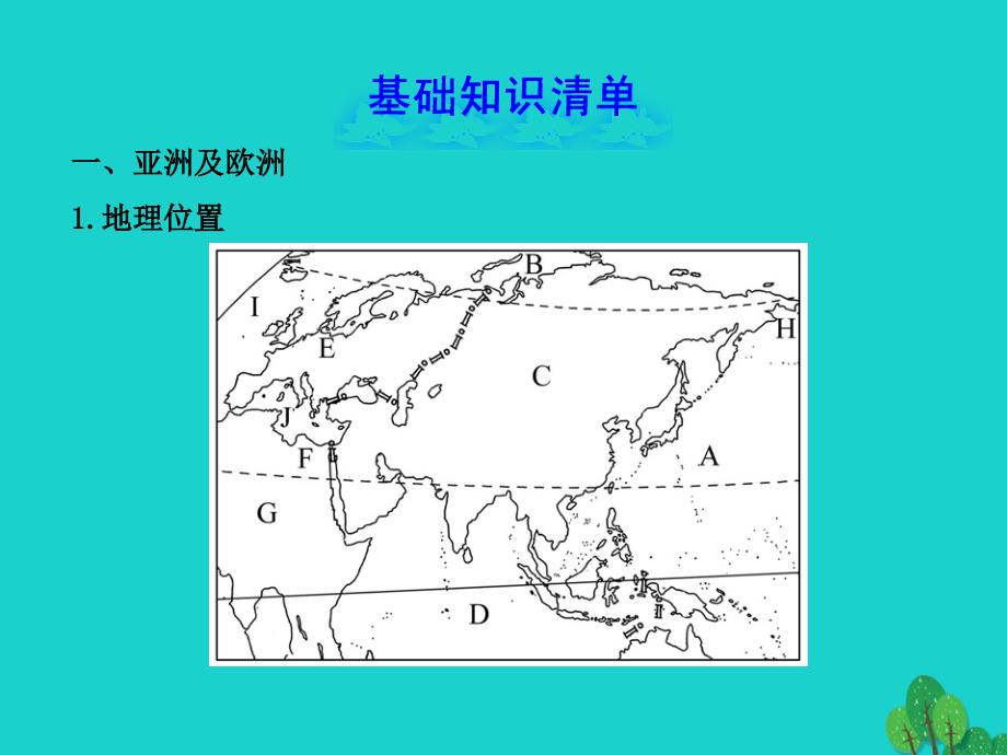 七年级地理下册 第六章 认识大洲复习湘教版_第1页