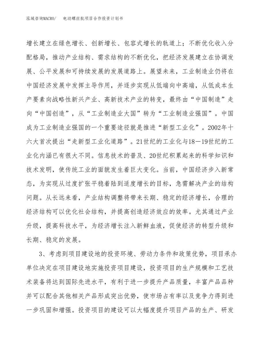 电动螺丝批项目合作投资计划书.docx_第5页