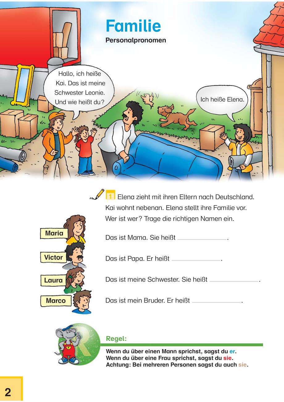 初级德语儿童趣味德语学习教材 deutschlernen lernstufe 1_第2页