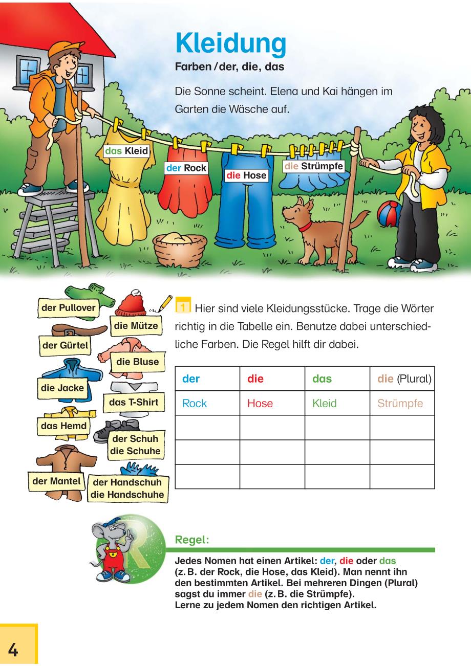 初级德语儿童趣味德语学习教材 deutschlernen lernstufe 1_第4页