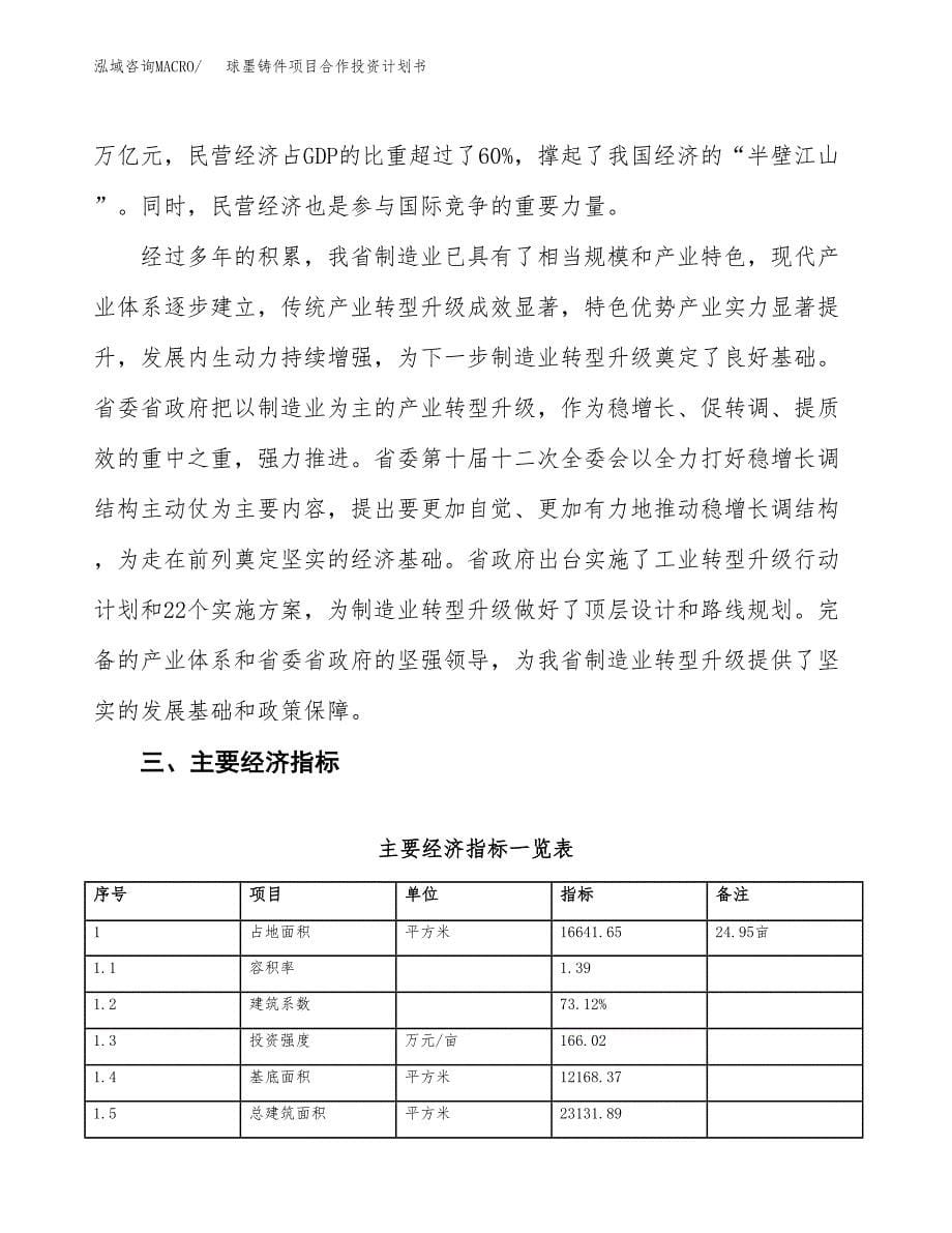 球墨铸件项目合作投资计划书（样本）.docx_第5页