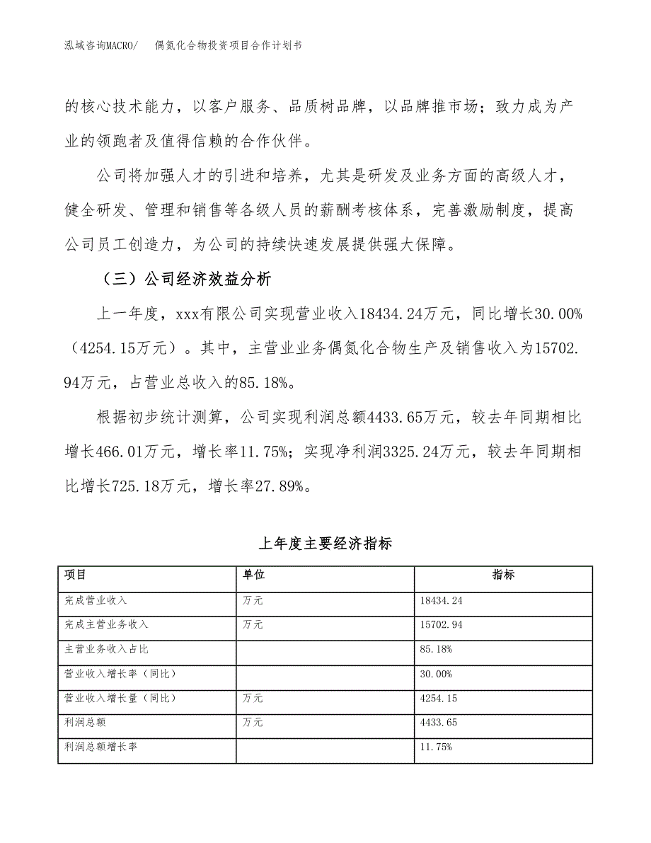 偶氮化合物投资项目合作计划书.docx_第4页