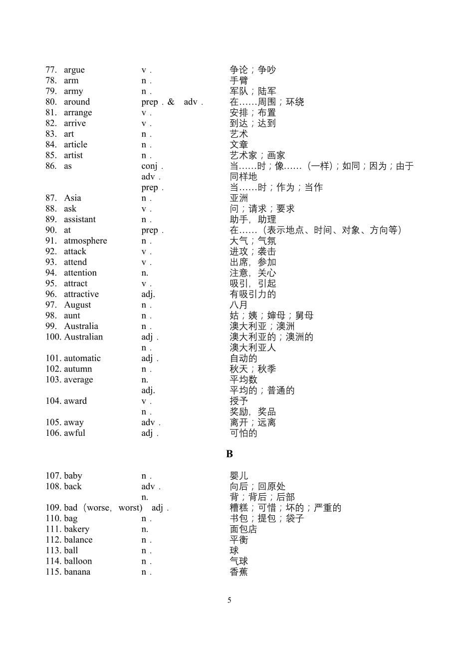 2010年考试手册英语词汇表必备学习.doc_第5页