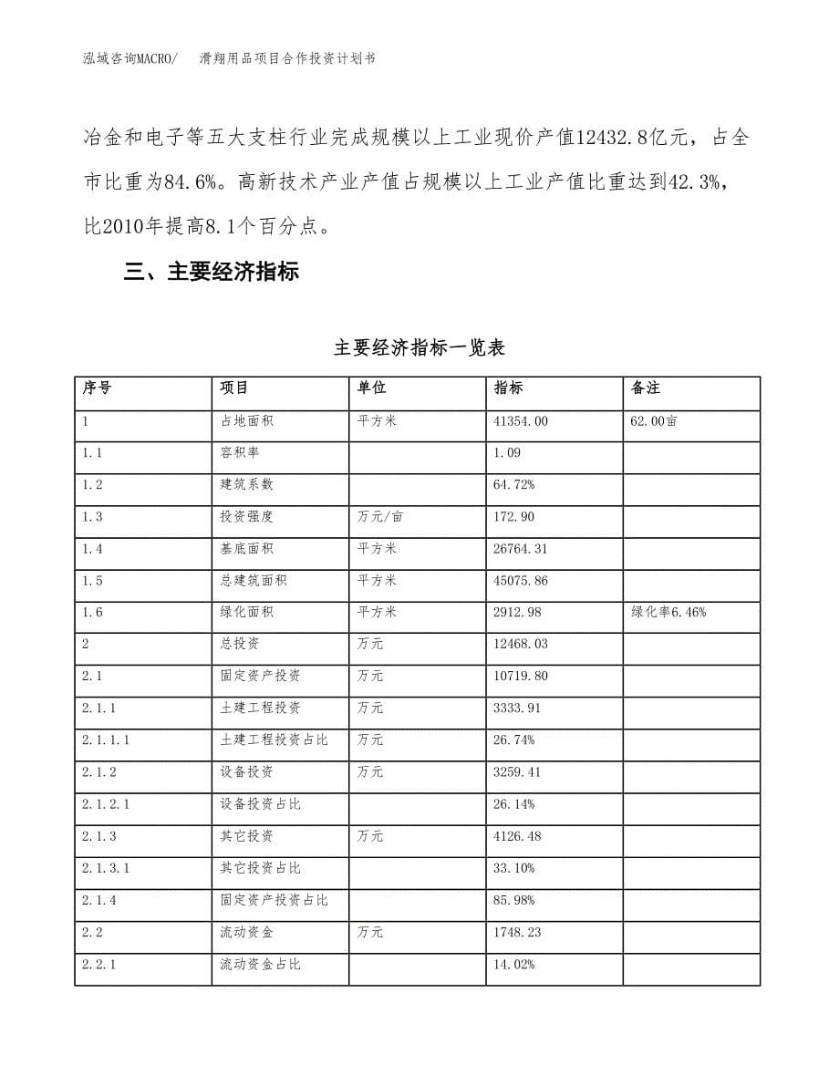 滑翔用品项目合作投资计划书（样本）.docx_第5页