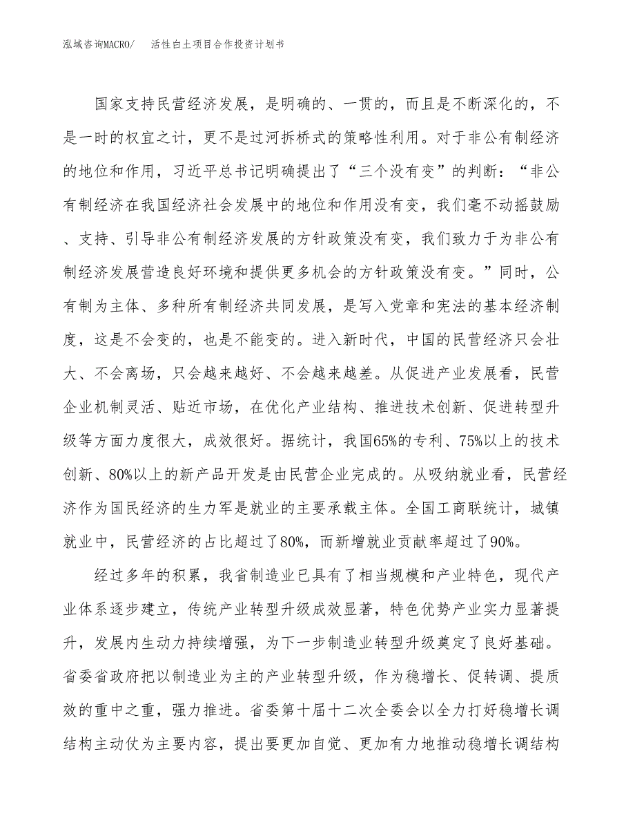 活性白土项目合作投资计划书（样本）.docx_第4页