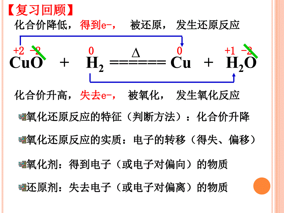 氧化还原反应中表示电子转移的方法资料_第1页