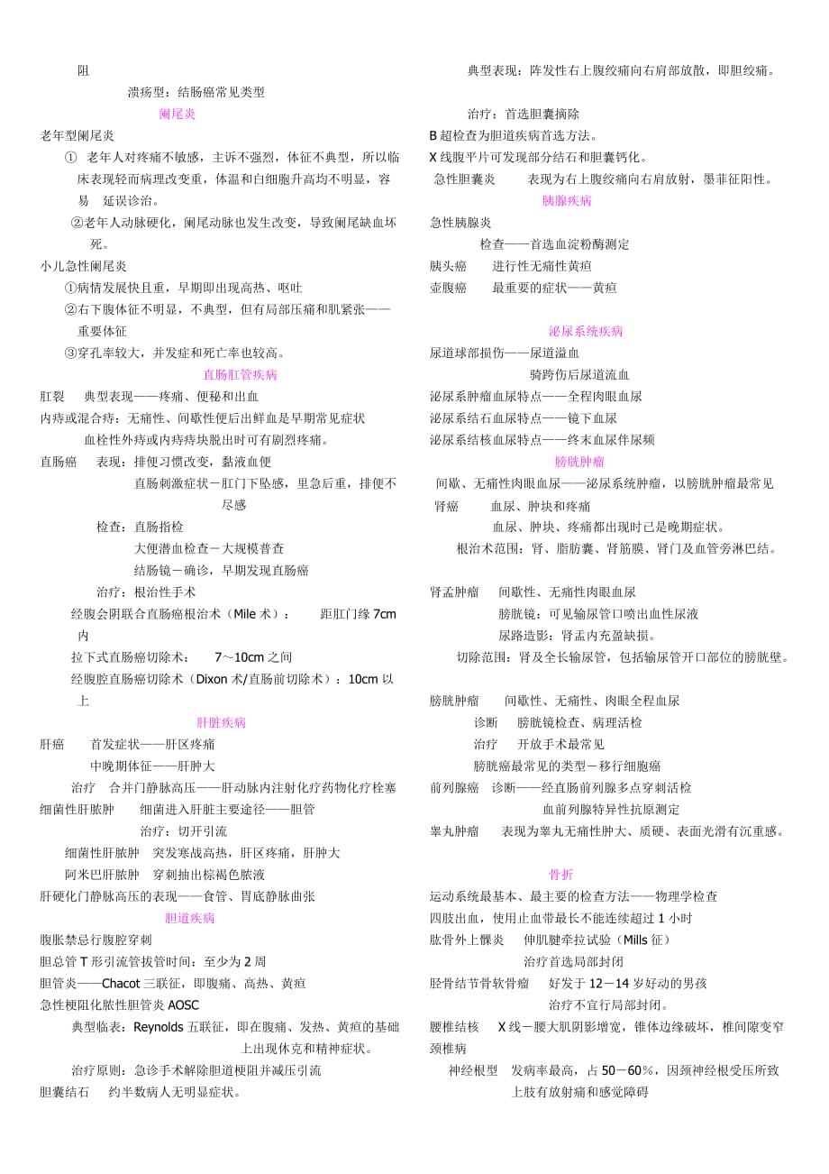 外科笔记总结-考试利器资料_第3页