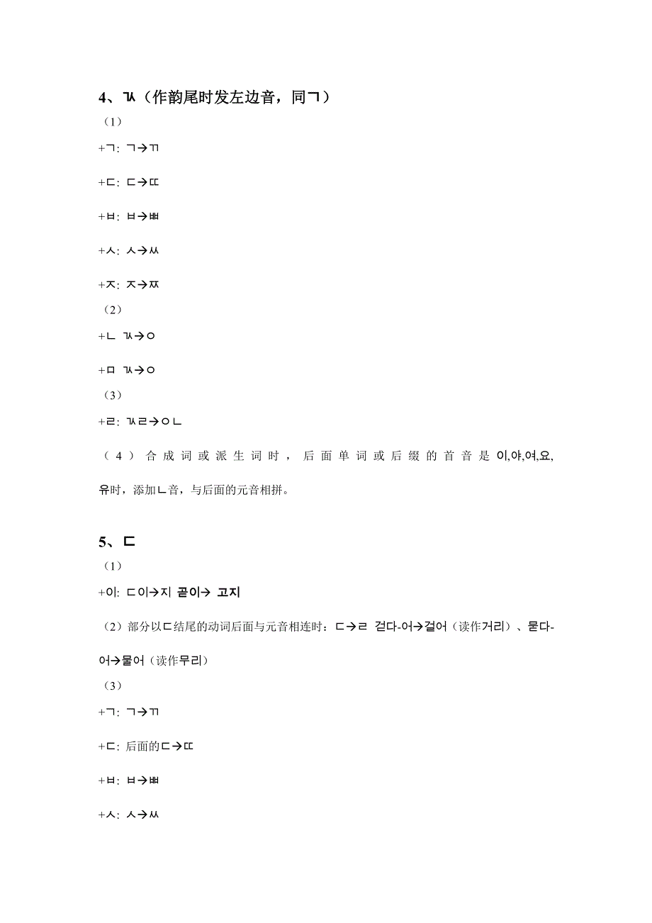 实用的韩语变音规则总结资料_第4页