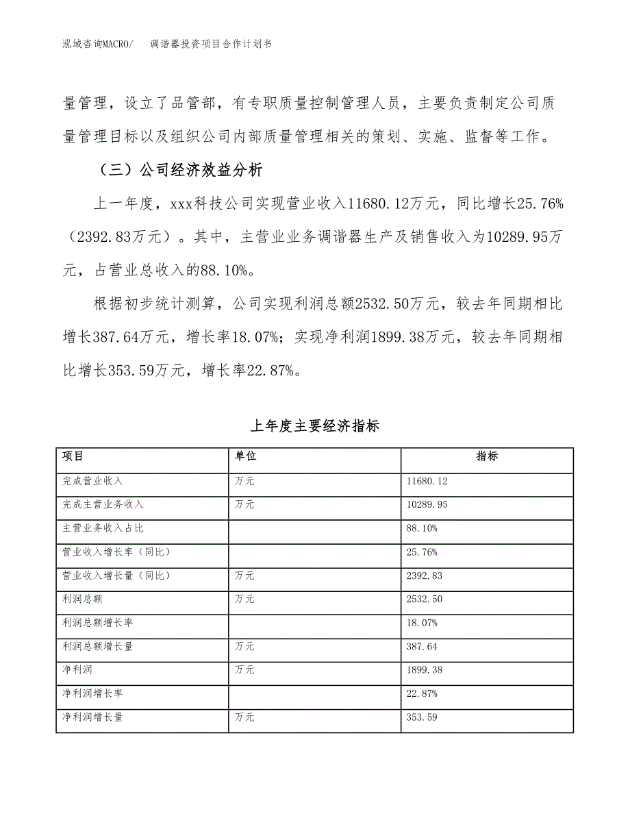 调谐器投资项目合作计划书.docx_第3页