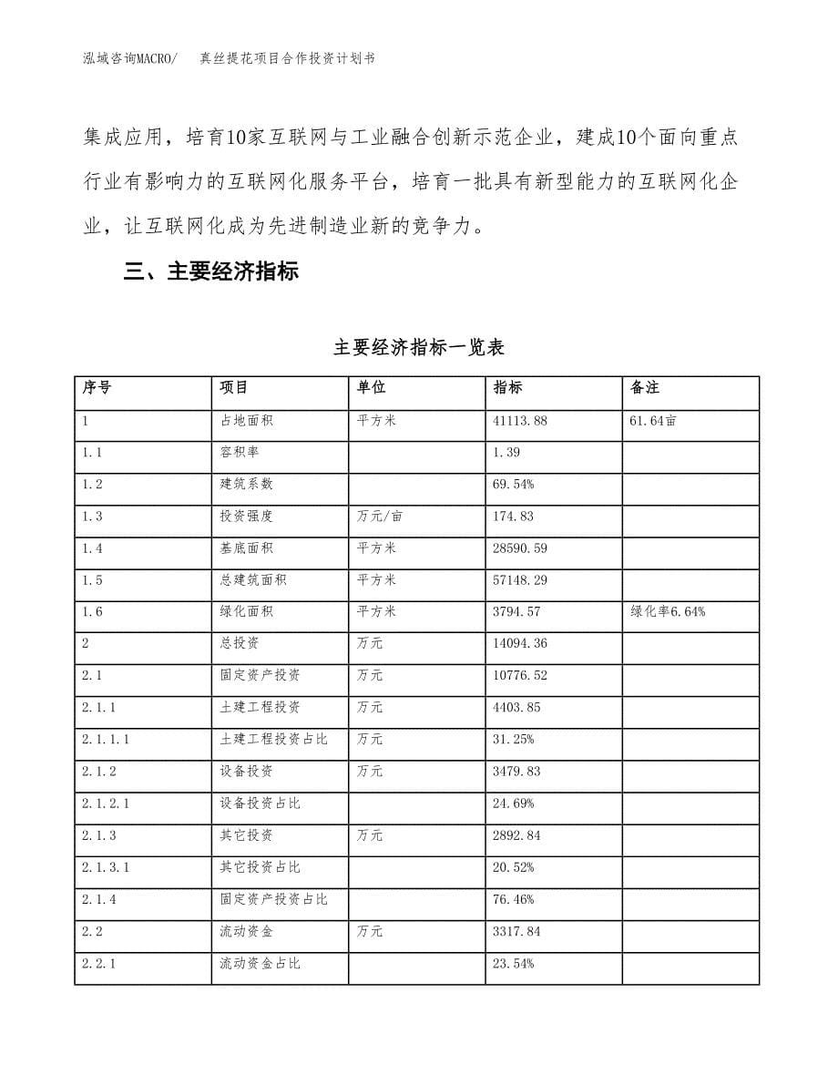 真丝提花项目合作投资计划书（样本）.docx_第5页