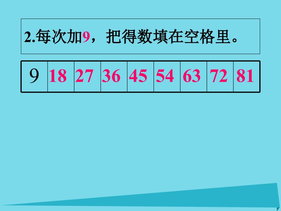 二年级数学上册 9的乘法口诀 沪教版_第3页