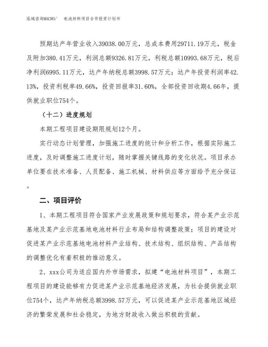 电池材料项目合作投资计划书（样本）.docx_第3页