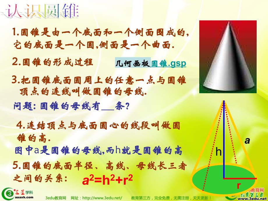 新人教版九年级数学圆锥的侧面展开图教材_第4页