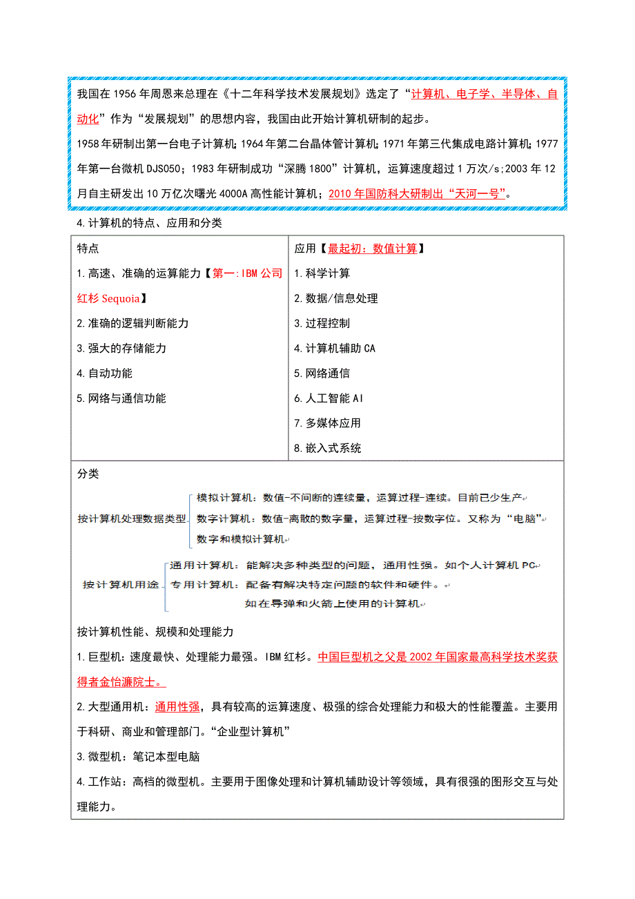 2017计算机二级考试选择题知识点总结一、计算机的发展_第2页