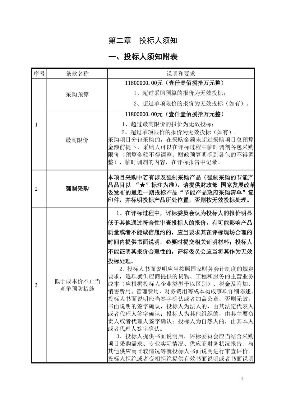 医院门急诊医技大楼办公家具采购公开招标文件_第5页