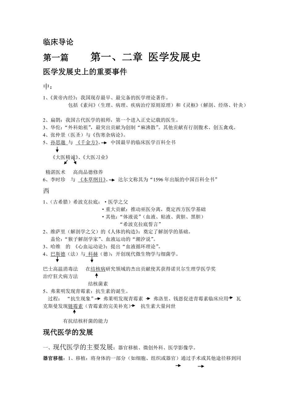 临床导论重点知识复习资料整理(完整版)_第1页