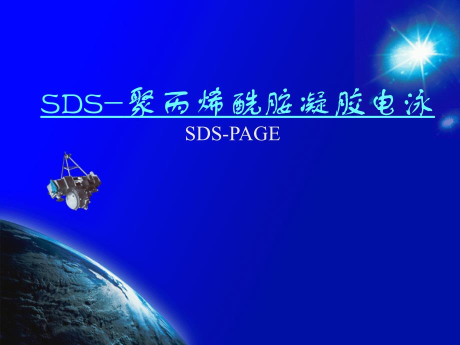 SDSPAGE 原理和流程操作步骤详解_第1页